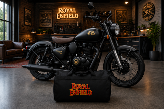 Royal Enfield Motorrad Seesack – Premium Reise- und Ausrüstungstasche für Fahrer