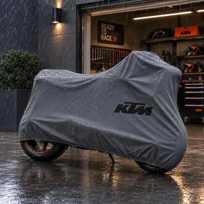 KTM Motorcycle Protective Outdoor Cover – Rain, Sun & Dust Resistant