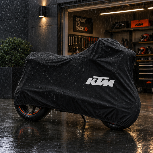 KTM Motorcycle Protective Outdoor Cover – Rain, Sun & Dust Resistant