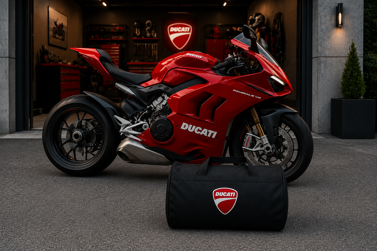 Ducati Motorcycle Duffel Bag – Premium Travel & Gear Bag for Riders