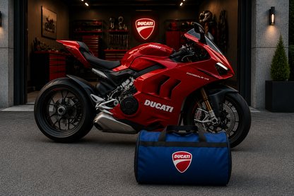 Ducati Motorcycle Duffel Bag – Premium Travel & Gear Bag for Riders