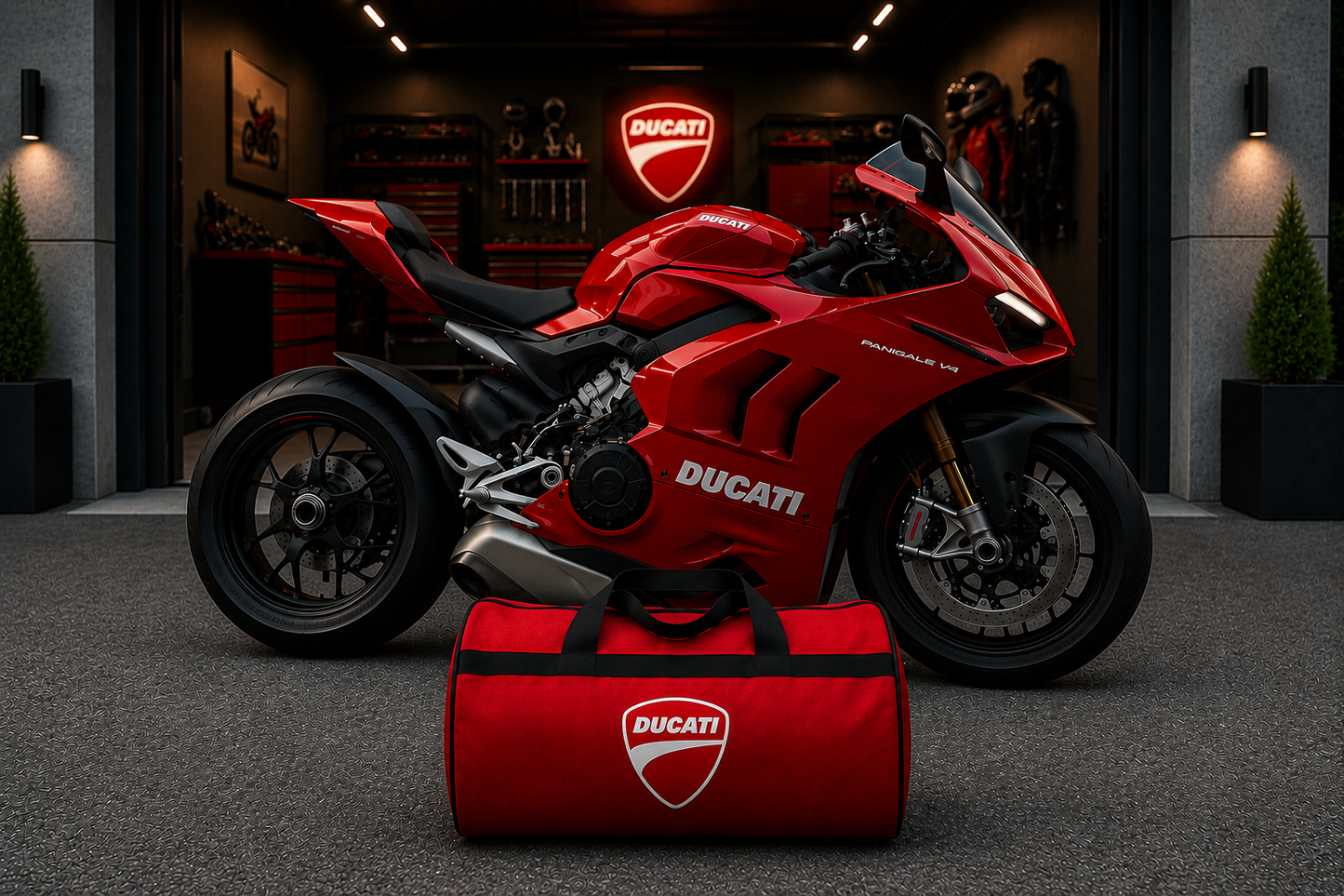 Ducati Motorcycle Duffel Bag – Premium Travel & Gear Bag for Riders