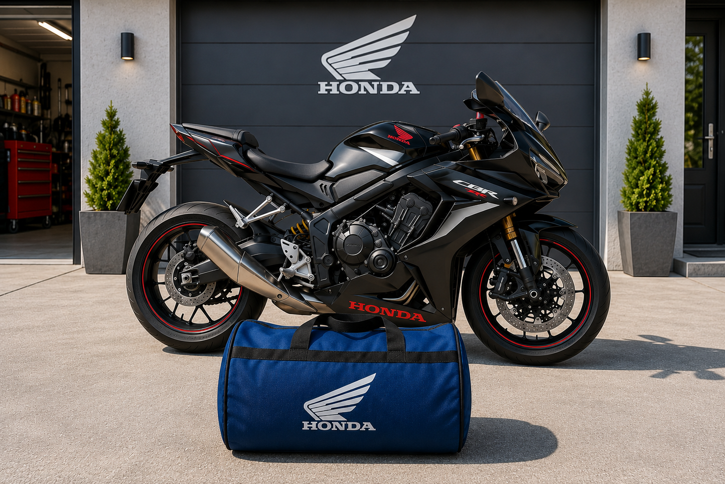 Honda Motorcycle Duffel Bag – Premium Travel & Gear Bag for Riders