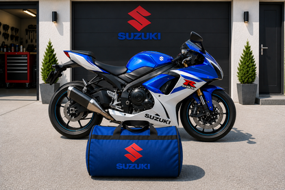 Suzuki Motorcycle Duffel Bag – Premium Travel & Gear Bag for Riders