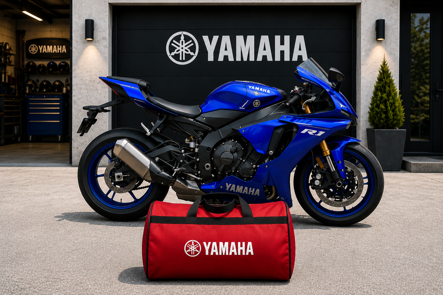 Yamaha Motorcycle Duffel Bag – Premium Travel & Gear Bag for Riders