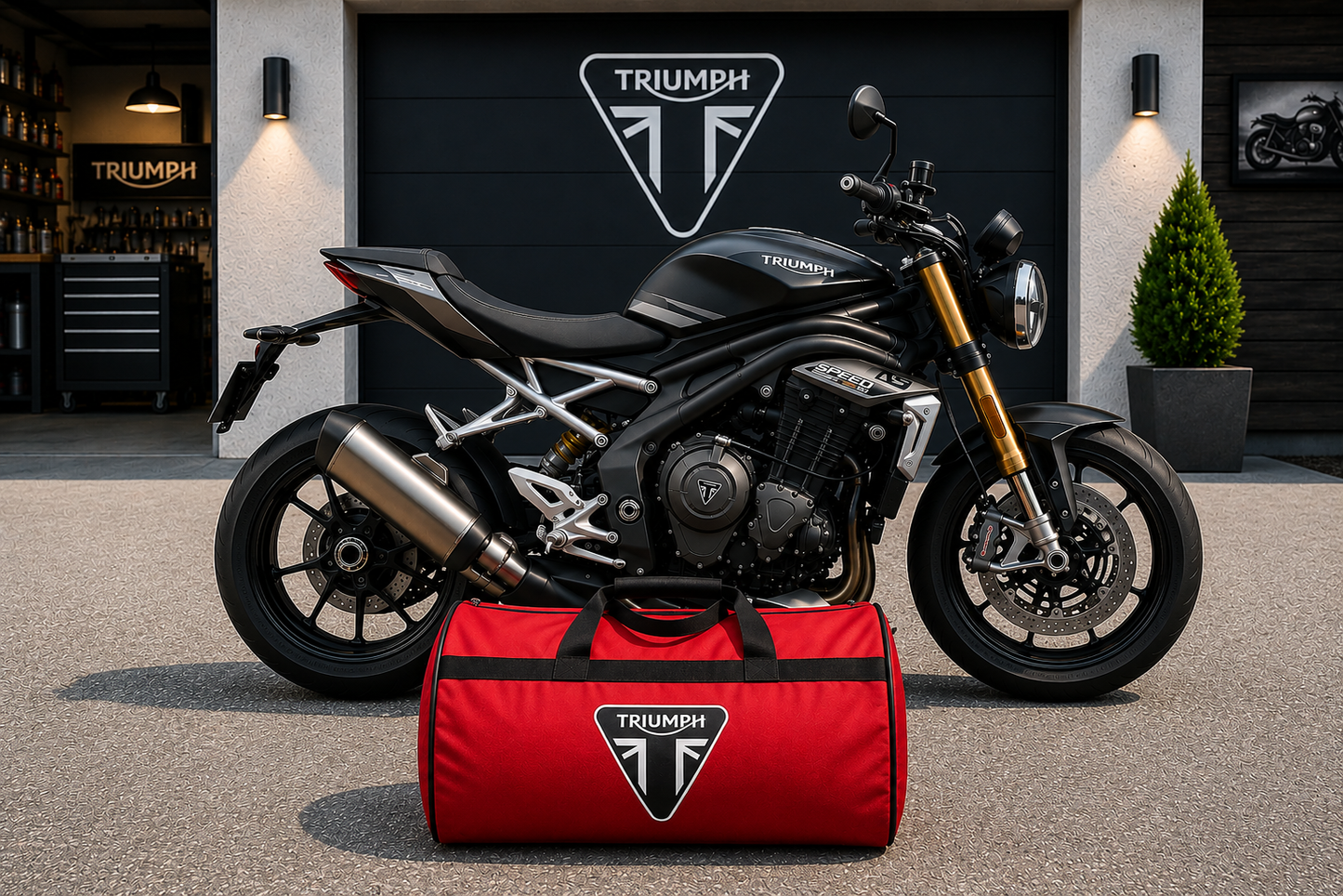 Triumph Motorcycle Duffel Bag – Premium Travel & Gear Bag for Riders