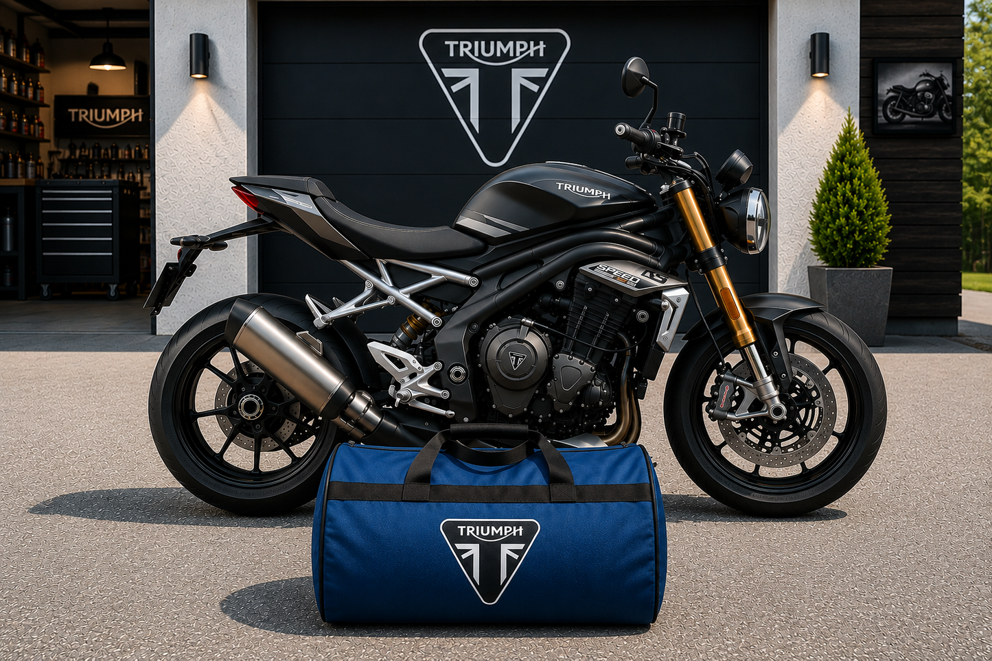 Triumph Motorcycle Duffel Bag – Premium Travel & Gear Bag for Riders