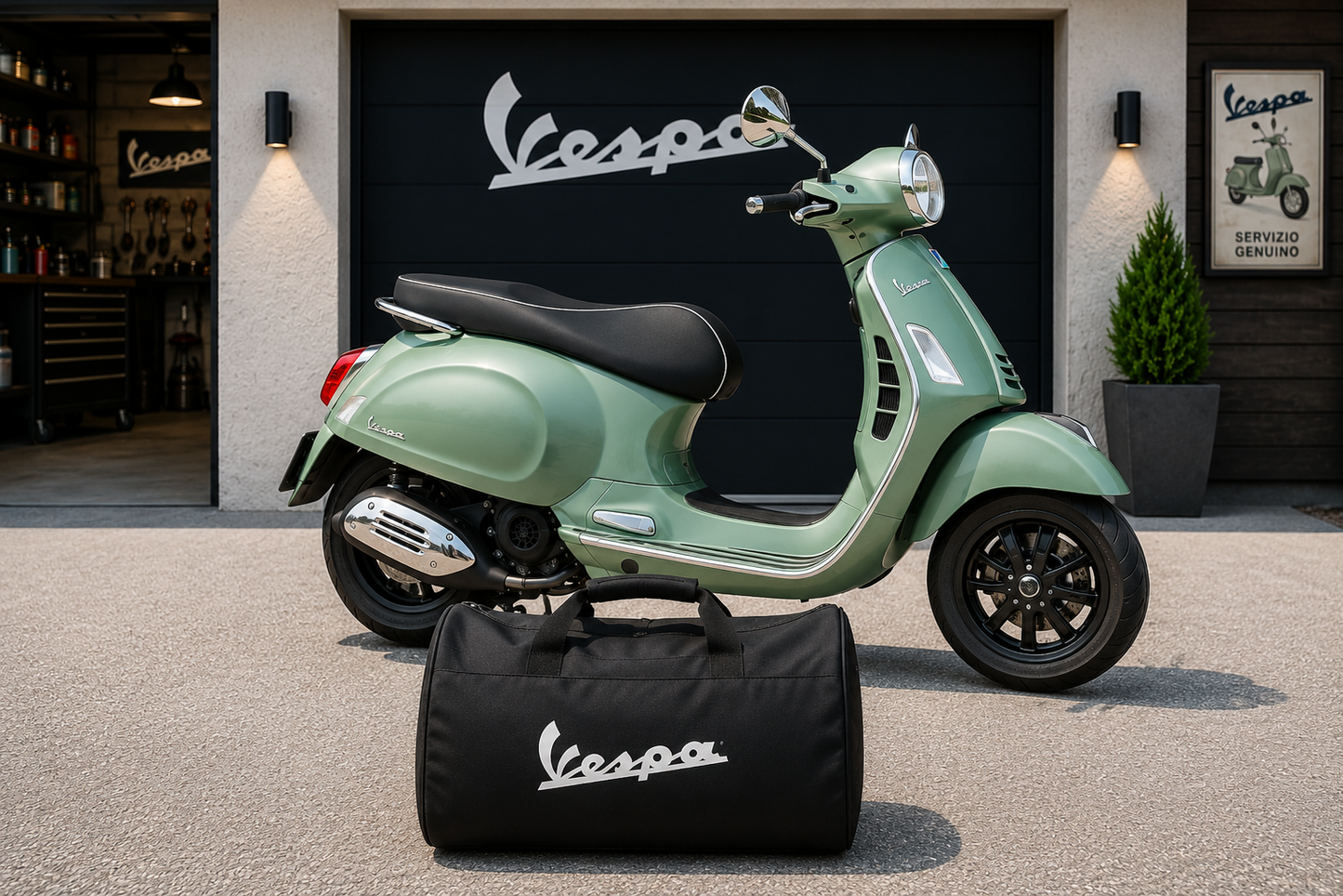 Vespa Motorcycle Duffel Bag – Premium Travel & Gear Bag for Riders