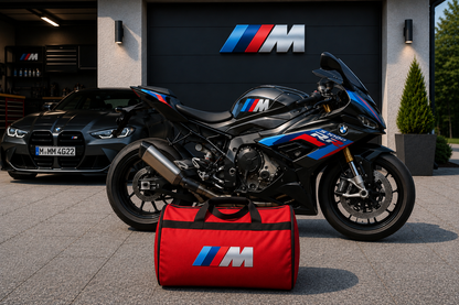 BMW M Motorcycle Duffel Bag – Premium Travel & Gear Bag for Riders