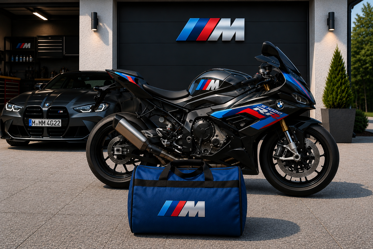 BMW M Motorcycle Duffel Bag – Premium Travel & Gear Bag for Riders