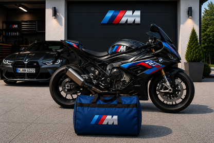 BMW M Motorcycle Duffel Bag – Premium Travel & Gear Bag for Riders