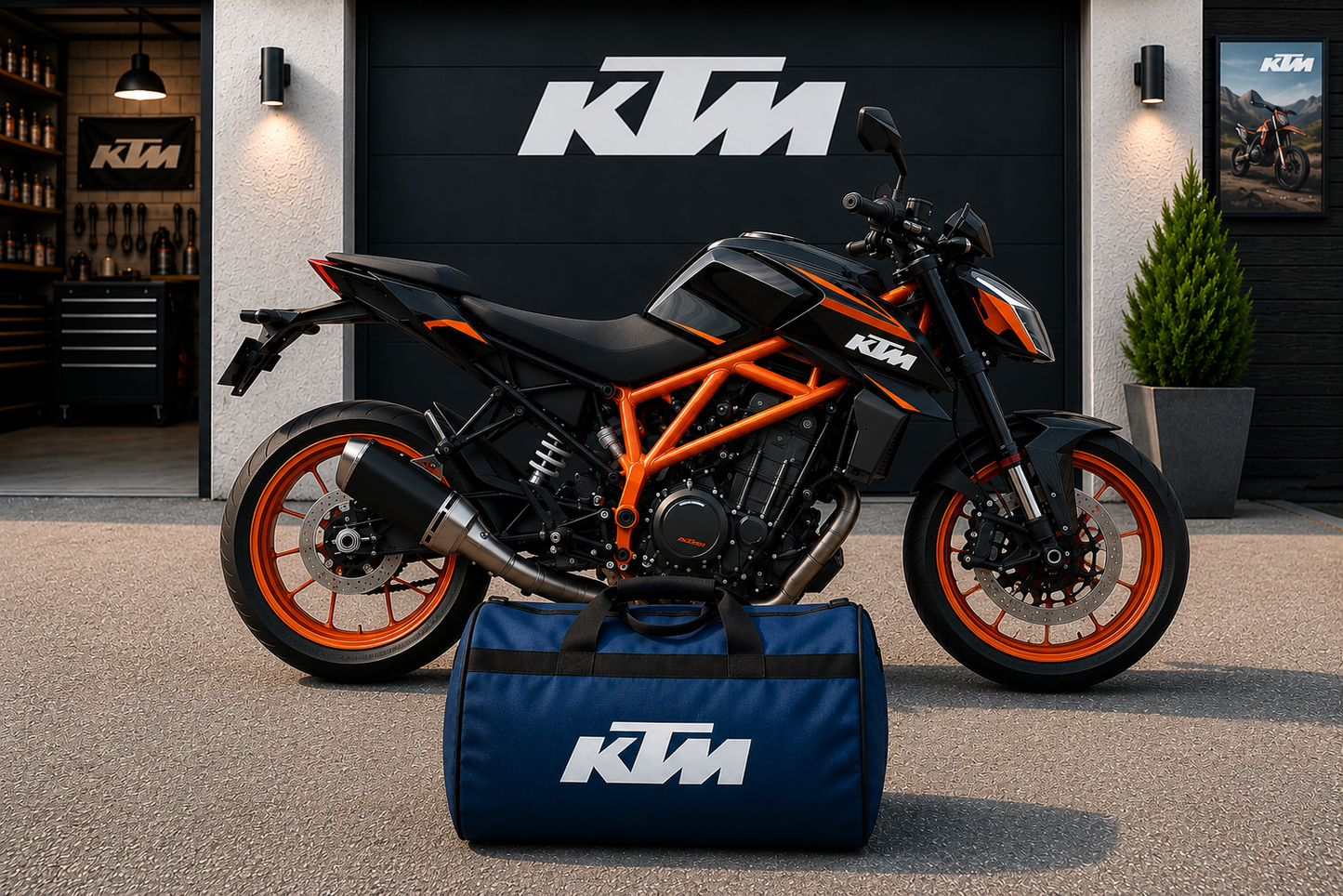 KTM Motorcycle Duffel Bag – Premium Travel & Gear Bag for Riders