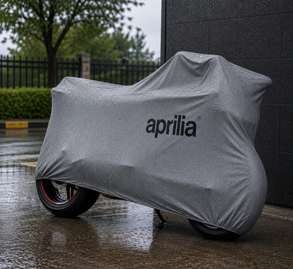 Aprilia Motorcycle Protective Outdoor Cover – Rain, Sun & Dust Resistant
