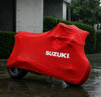Suzuki Motorcycle Protective Outdoor Cover – Rain, Sun & Dust Resistant