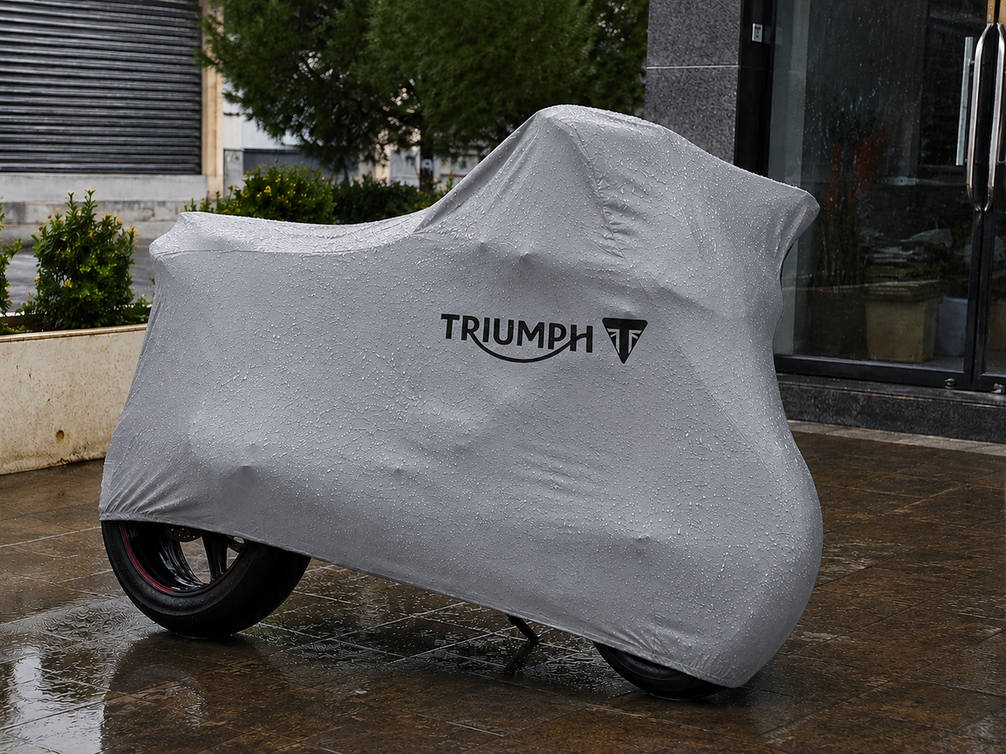 Triumph Motorcycle Protective Outdoor Cover – Rain, Sun & Dust Resistant