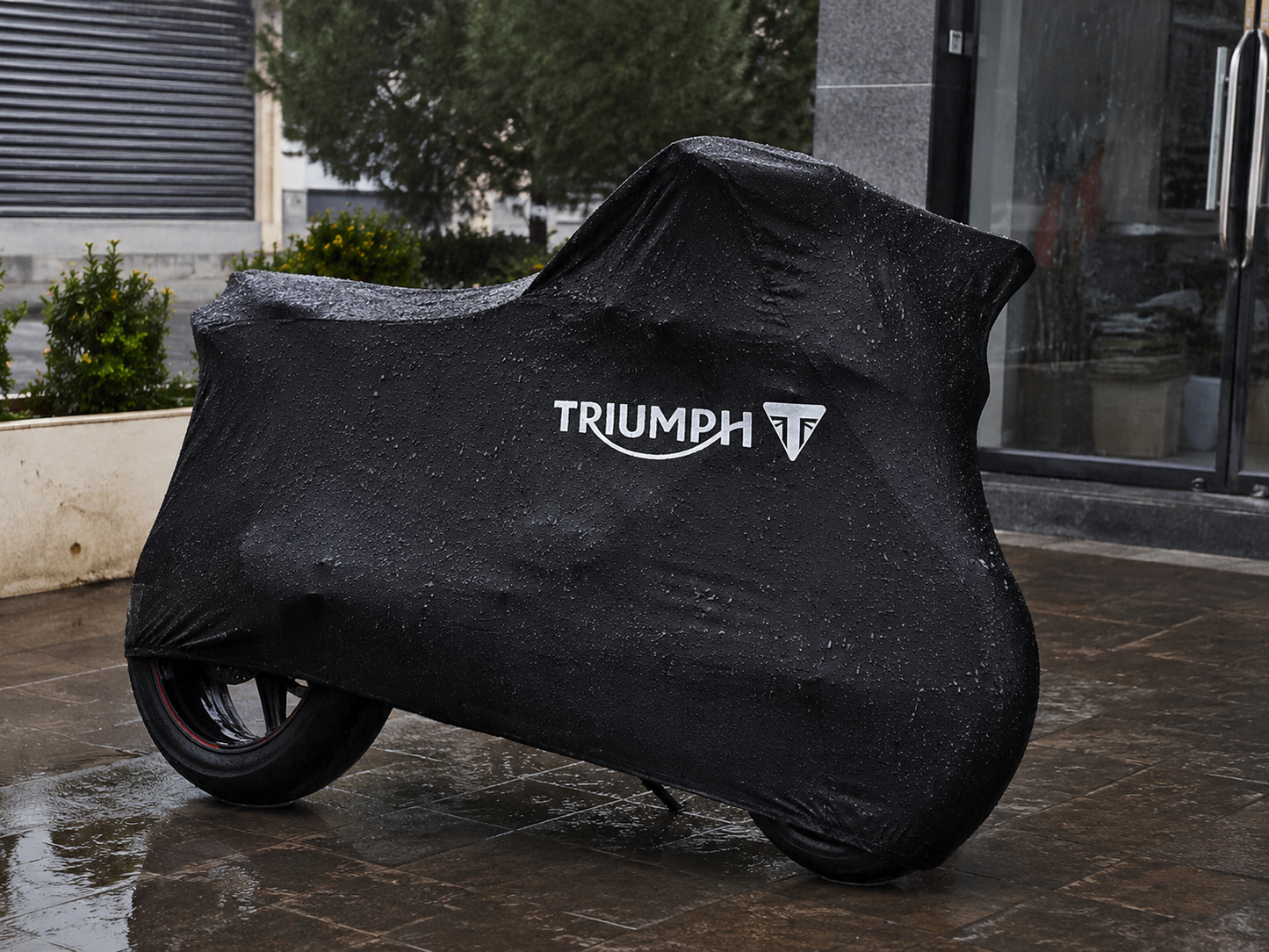 Triumph Motorcycle Protective Outdoor Cover – Rain, Sun & Dust Resistant