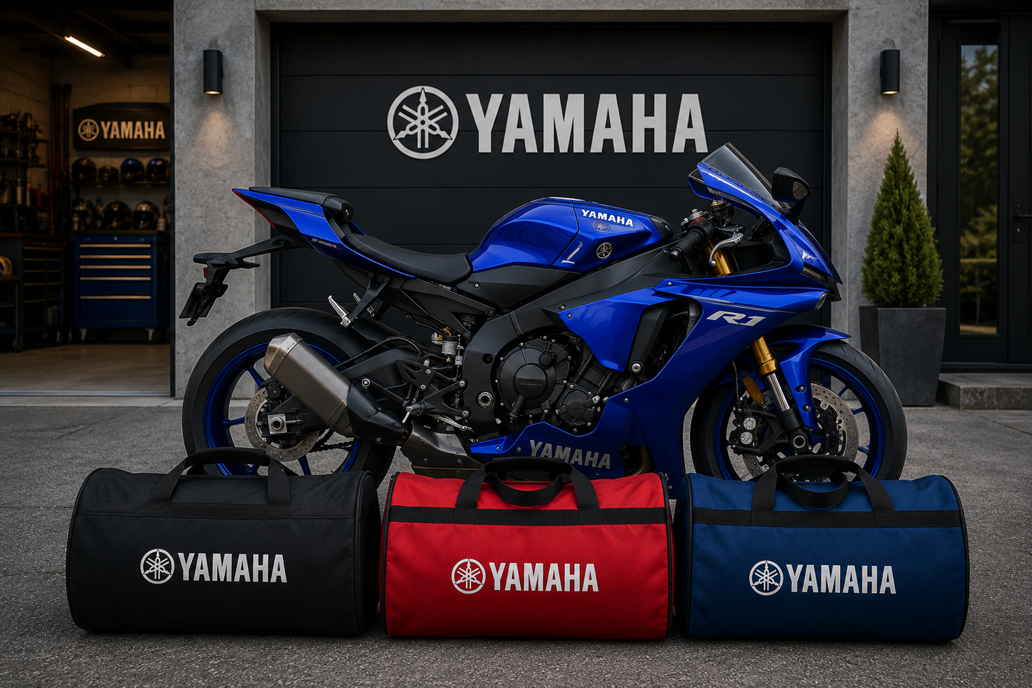 Yamaha Motorcycle Duffel Bag – Premium Travel & Gear Bag for Riders