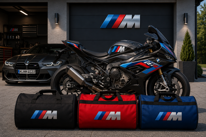 BMW M Motorcycle Duffel Bag – Premium Travel & Gear Bag for Riders