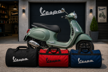 Vespa Motorcycle Duffel Bag – Premium Travel & Gear Bag for Riders