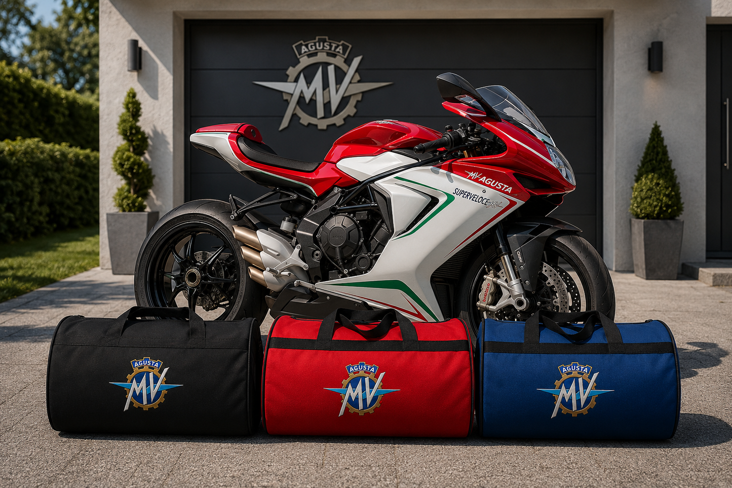 Mv Agusta Motorcycle Duffel Bag – Premium Travel & Gear Bag for Riders